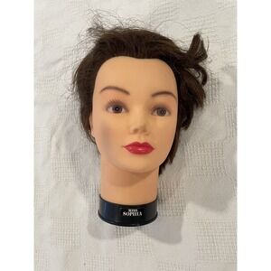 SALON CARE PROFESSIONAL HUMAN HAIR MANNEQUIN MISS SOPHIA COSMETOLOGY